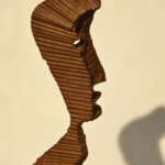 ESC0300 - Escultura - Ferro - 61x16x13 cm
