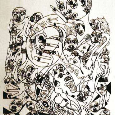 SER19780014 - Espíritos Soltos - Serigrafia - 30x50 cm