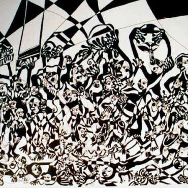DES19780021 - Fome - Tinta da China s/papel - 70x50 cm