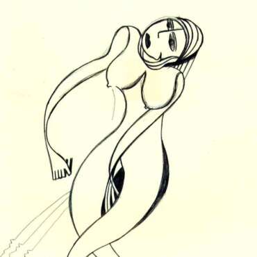 DES19790011 - Mulher - China s/papel - 54x38 cm