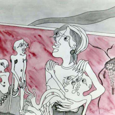 PIN19790054 - Gémeos - China/Aguarela s/papel / 54x38 cm