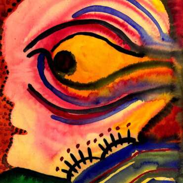 PIN19800016 - Figura - Aguarela s/papel - 28x19 cm