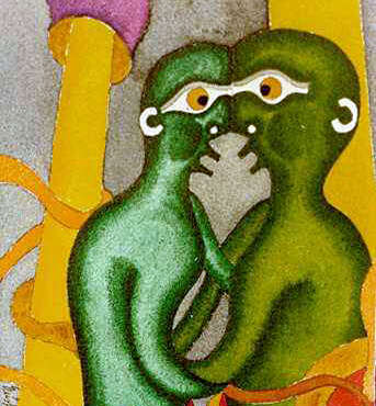 PIN19800056 - Encontro Aguarela s/papel -14x19 cm