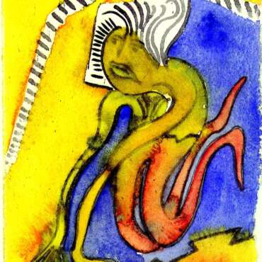 PIN19810037 - Salto - Aguarela s/papel