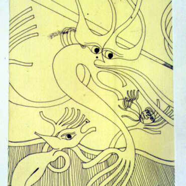 DES19820004 - Espíritos - Tinta da China s/papel - 23x30 cm