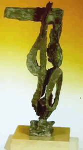 ESC0003 - Escultura - Bronze - 60x30x24 cm