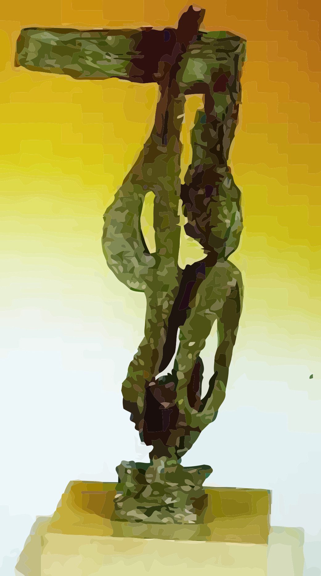ESC0003 - Escultura - Bronze - 60x30x24 cm