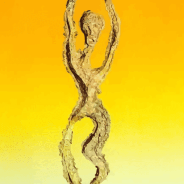 ESC0015 - Escultura - Bronze - 75x17x17 cm