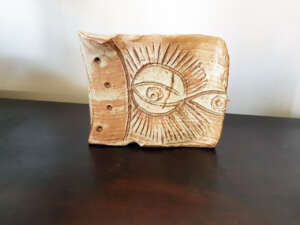 ESC0026 - Escultura - Cerâmica - 19x15x4 cm