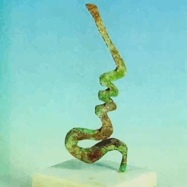 ESC0033 - Escultura - Bronze - 20x10x10 cm
