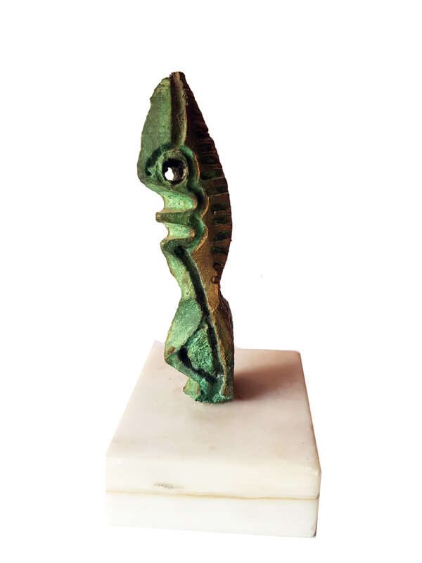 ESC0035- Escultura - Bronze - 21x10x10 cm