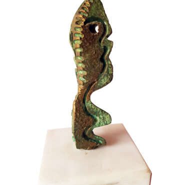 ESC0035- Escultura - Bronze - 21x10x10 cm