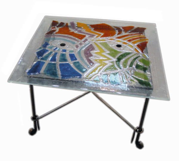 VIT00018 - Mesa - Vitrofusão - 80x80 cm