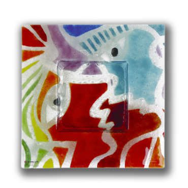 VIT00034 - Prato - Vitrofusão - 20x20 cm