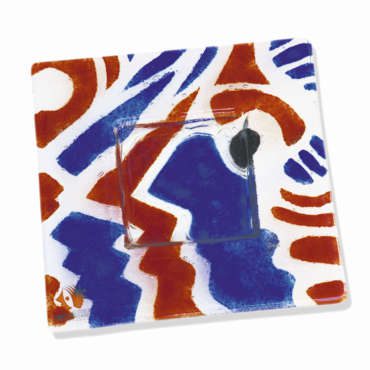 VIT00043 - Prato - Vitrofusão - 20x20 cm