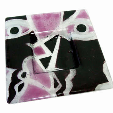 VIT00059 - Prato - Vitrofusão - 15x15 cm