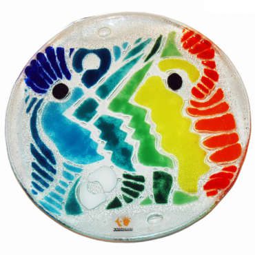 VIT00070 - Prato - Vitrofusão - d50 cm