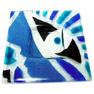 VIT00071 - Prato - Vitrofusão - 15x15 cm