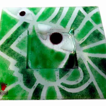 VIT00075 - Prato - Vitrofusão - 20x20 cm