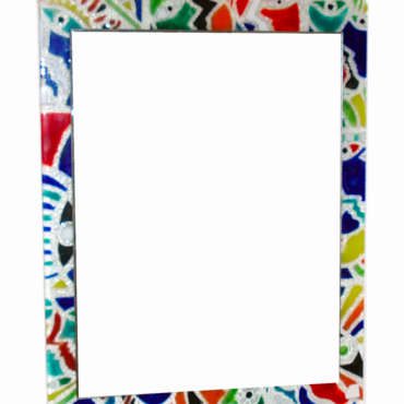 VIT00078 - Espelho - Vitrofusão - 80x60cm