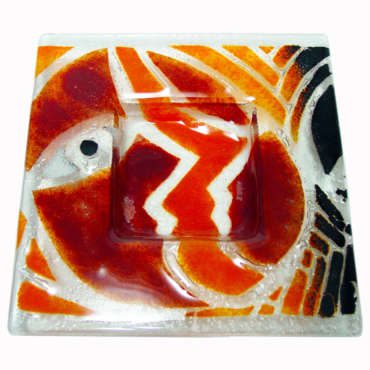 VIT00102 - Prato - Vitrofusão - 15x15 cm
