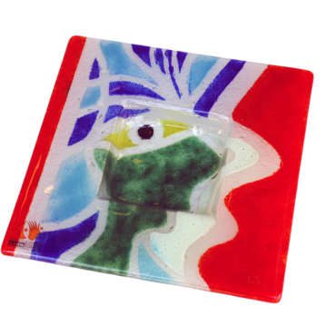 VIT00110 - Prato - Vitrofusão - 20x20 cm