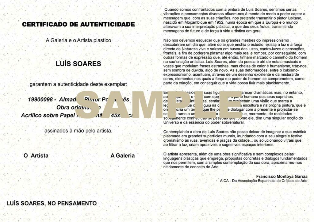 Certificado Interior