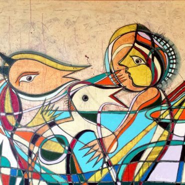 PIN19900209 - Diálogo - Acrílico - 130x100 cm