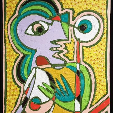 PIN19910047- Mascara - Acrílico sobre tela