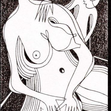 DES20090020 - Tinta da China s/ Papel Meirat -14,5x20,8 cm