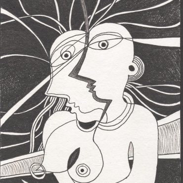 DES20090025 - Tinta da China s/ Papel Meirat -14,5x20,8 cm
