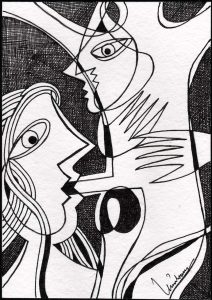 DES20090030 - Tinta da China s/ Papel Meirat -14,5x20,8 cm