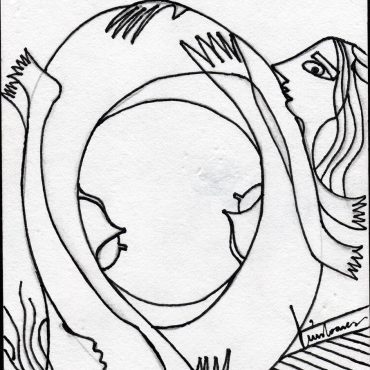 DES20090034 - Tinta da China s/ Papel Meirat -14,5x20,8 cm