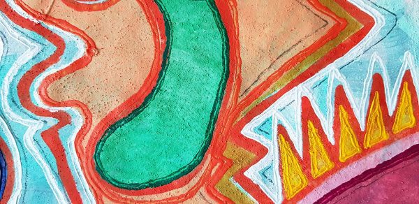 PIN20180008 - Diálogo - Acrílico sobre papel manual - 51x36 cm