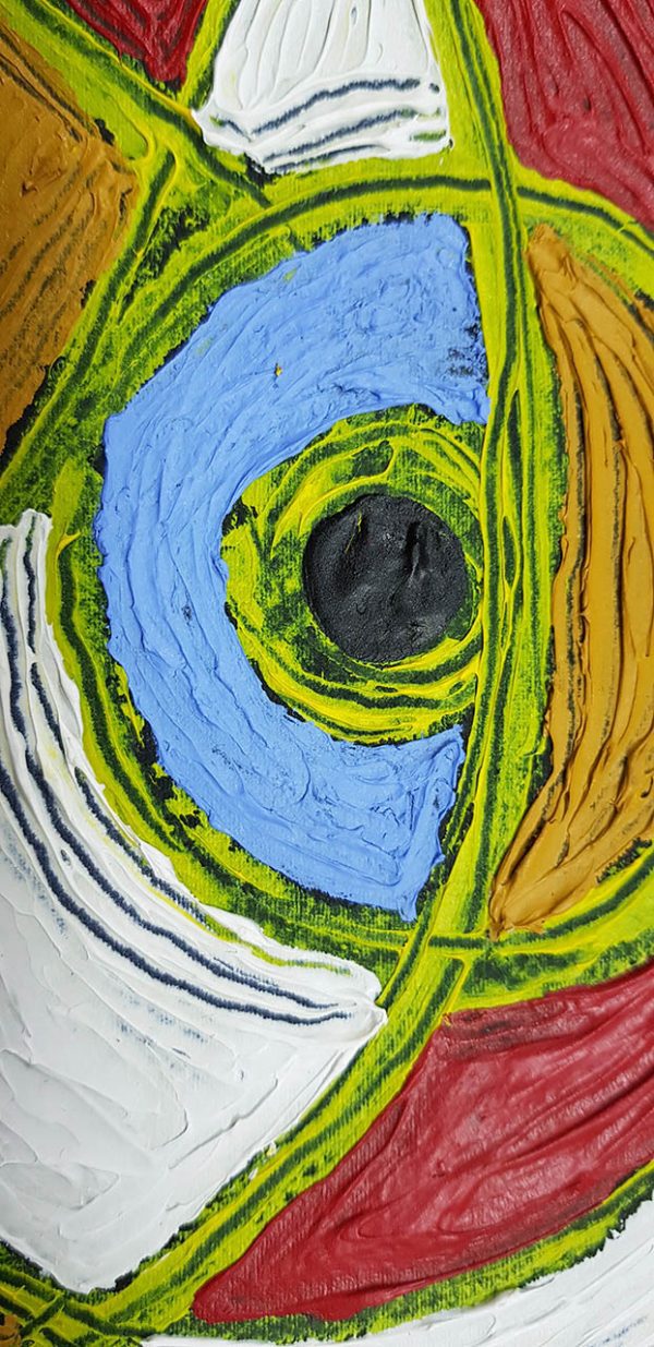 PIN20180012 - Casal - Acrílico sobre papel manual - 51x36 cm