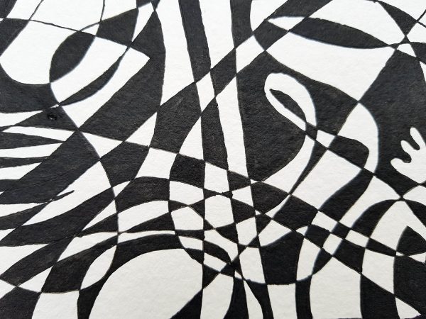 DES20200062 - Figura com Espíritos - 45x32 cm