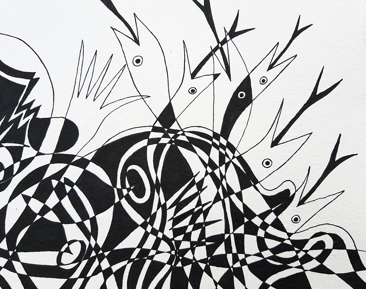 DES20200063 - Figura com Peixes - 45x32 cm