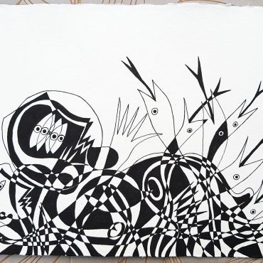 DES20200063 - Figura com Peixes - 45x32 cm